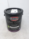 Glidden One Coat Interior Paint + Primer, Eggshell, 114 Fl Oz Blueberry Pie. Fixed Price $33.99.