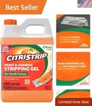 Non-toxic Citrus Paint Stripping Gel Effective For Wood, Metal, And More. Fixed Price $50.98.