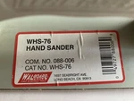Wal-board Tools 4-3/16 In. X 11 Plastic Hand Sander **nos. Fixed Price $12.99.
