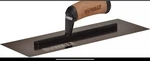 Dewalt 14 In. Stainless Steel Flat Trowel With Leather Handle Dxtt 2-962. Fixed Price $37.00.