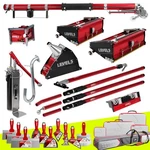 LEVEL5 Drywall Taping Tools Set 10"/12" Boxes And Taper + Bonus 4-601P. Fixed Price $4212.68.