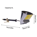 4-JET Stucco Sprayer Cement Plaster For Wall Mortar Hopper Gun Paint. Fixed Price $44.02.
