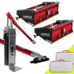LEVEL5 Drywall Tools 10" & 12" Flat Finishing Box Combo W/ Pump 4-605. Fixed Price $1816.46.